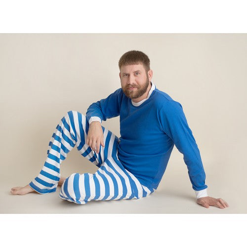Blue and White Striped Sorority Pajamas Preorder- delivery starting in LATE DECEMBER