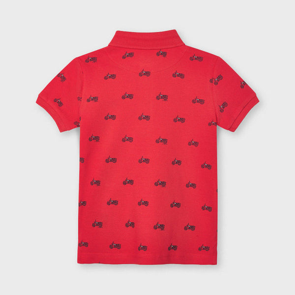 Motorcycle Printed Polo