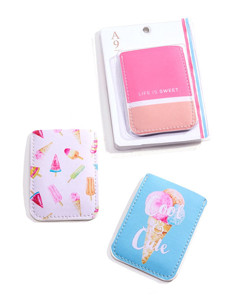CELL PHONE CARD HOLDER