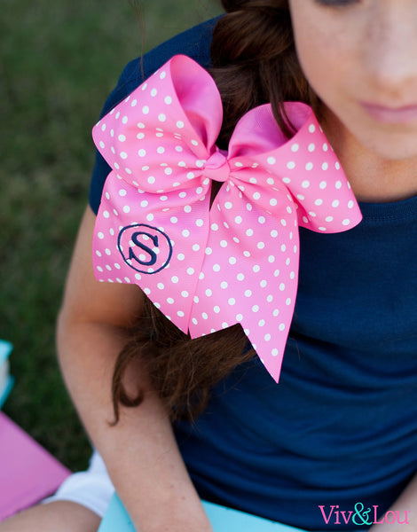Viv& Lou Back to School Hairbows - monogram included!