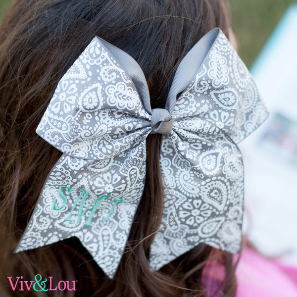 Viv& Lou Back to School Hairbows - monogram included!