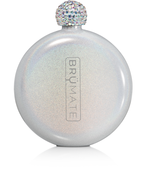 Glitter Flask by BrüMate | Ice White