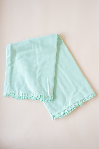 Ruffle Baby Blankets Appliques