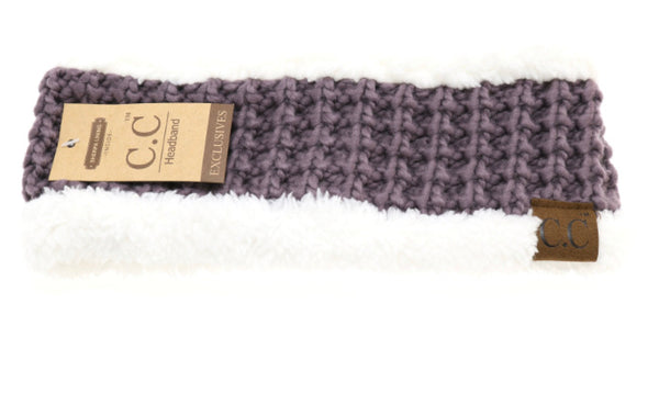 SHERPA CABLE KNIT CC HEAD WRAP